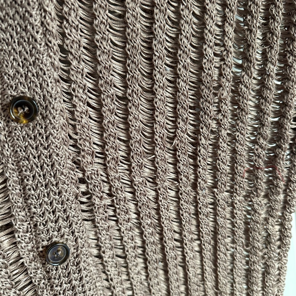 Solid & Striped Button Down Coverup/Polo - image 4